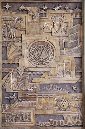 embossed on Copper plate