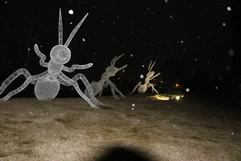Stainless Steel Ant Sculpture